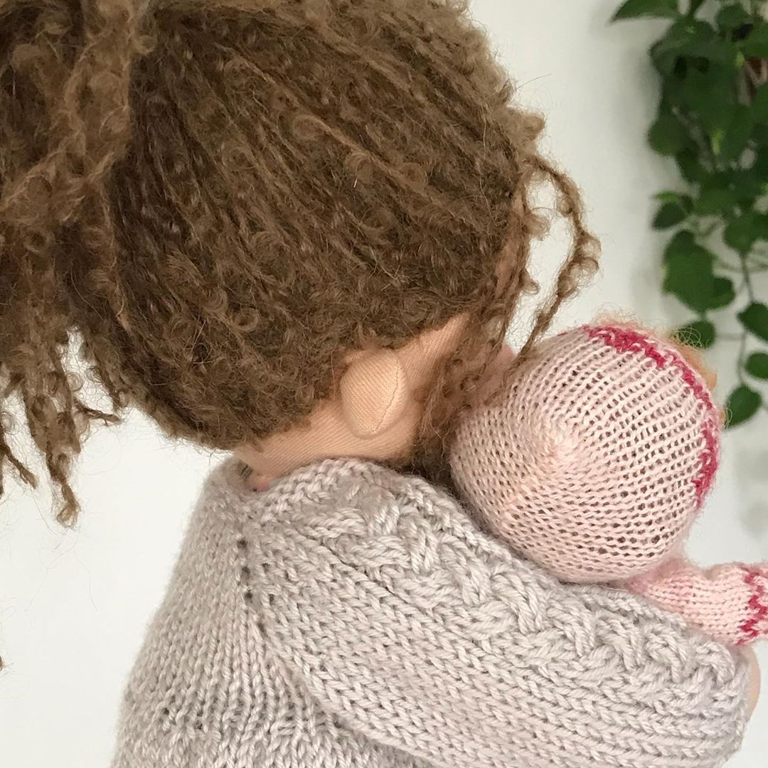 Handmade Knitted Doll - Carlin