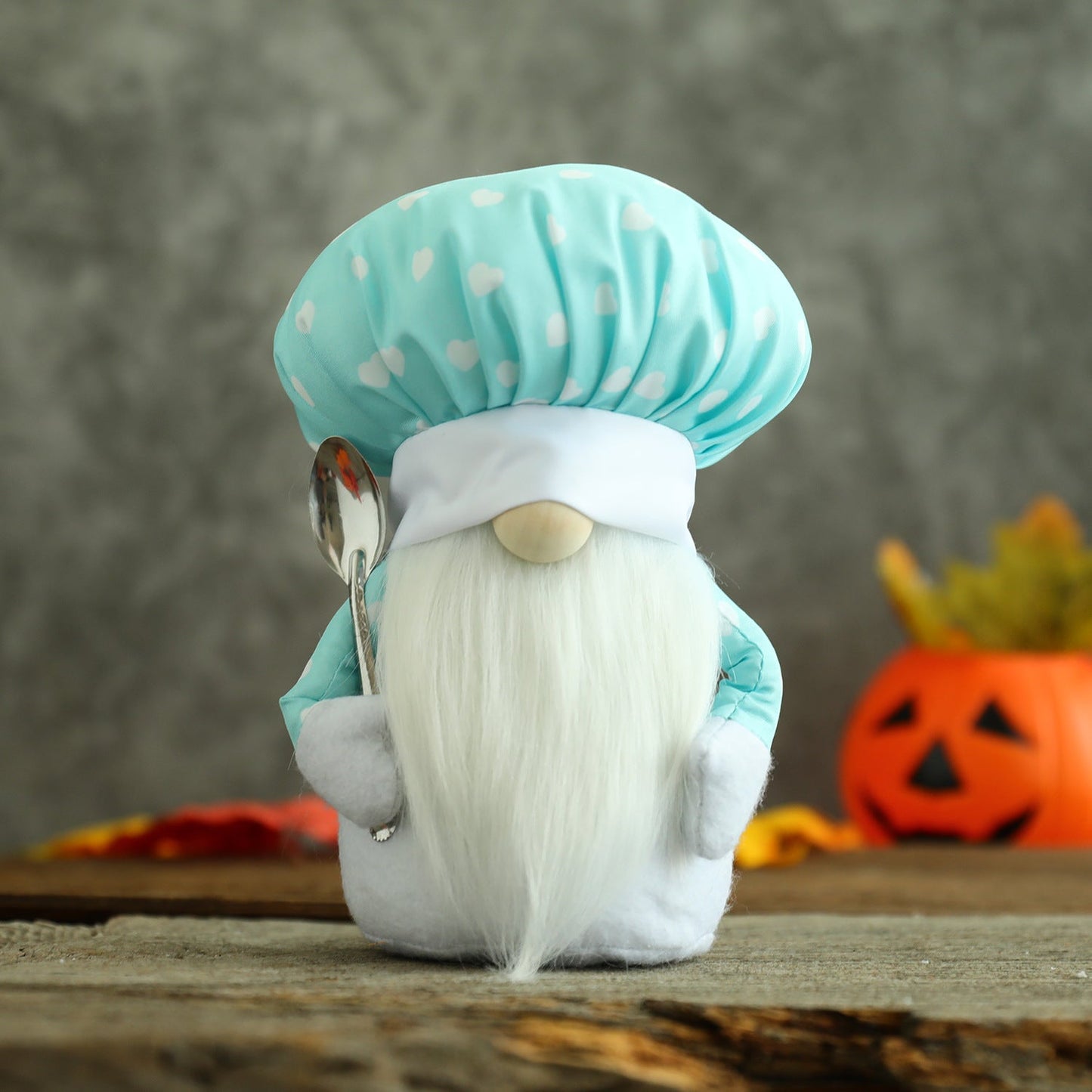 Lovely Blue Chef Gnome