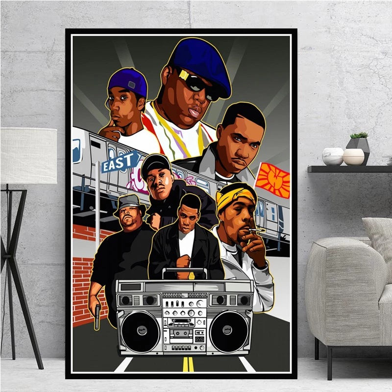 Rapper Home Decor Painting  Poster