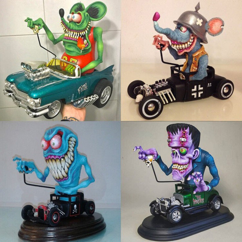 😈Rat Fink Collectible Model Toy -Spooky Halloween Decoration🔥【Buy 2 Free Shipping】