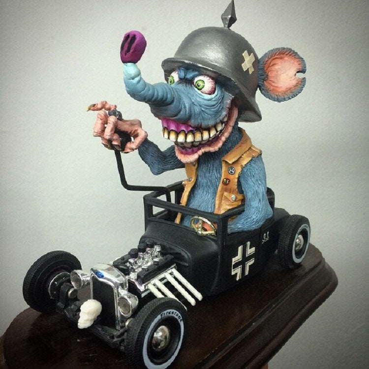 😈Rat Fink Collectible Model Toy -Spooky Halloween Decoration🔥【Buy 2 Free Shipping】