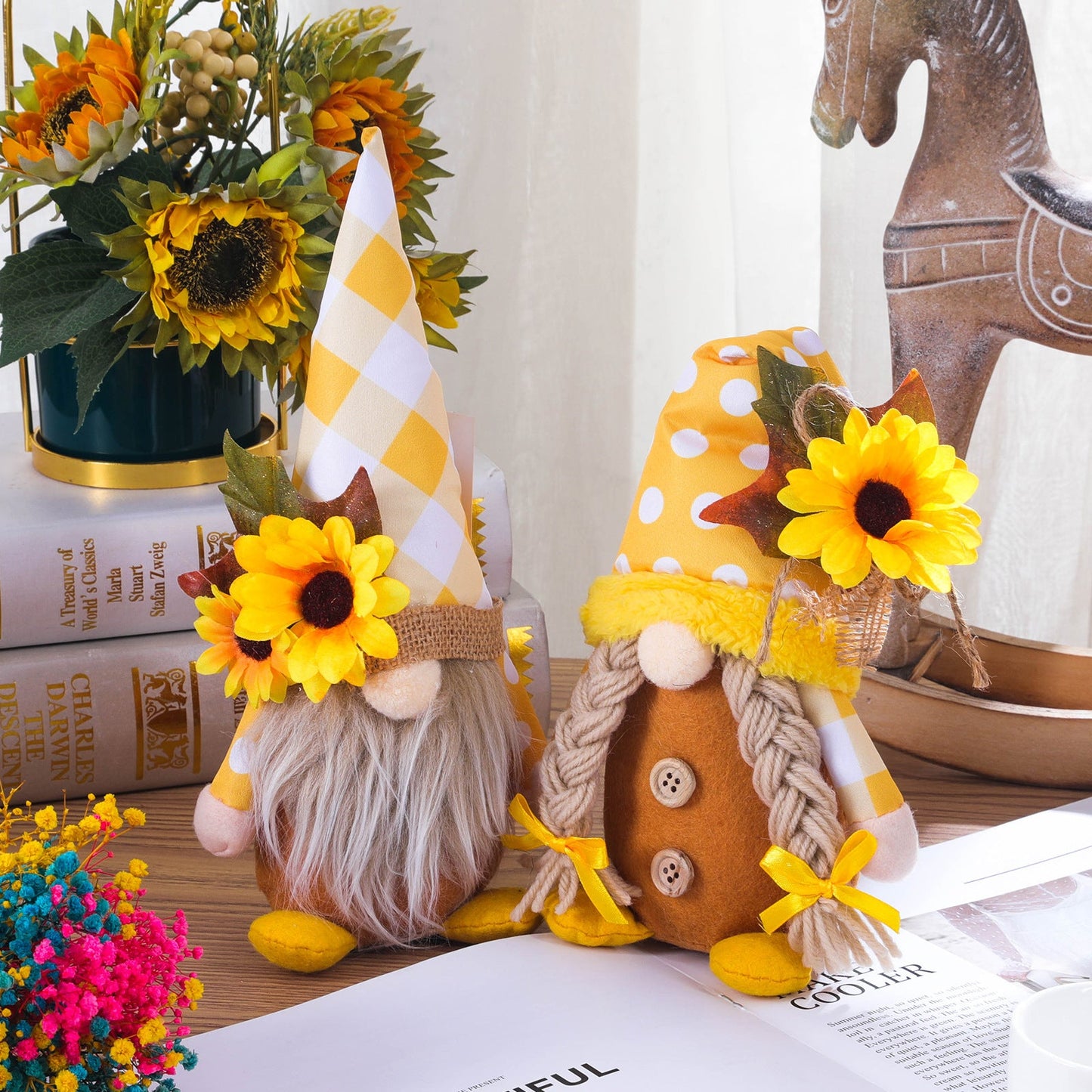 Sunflower Harvest Gnome