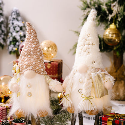 Christmas Glowing Snowflake Gnome