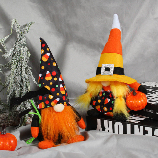 Halloween Bat Pumpkin Gnome