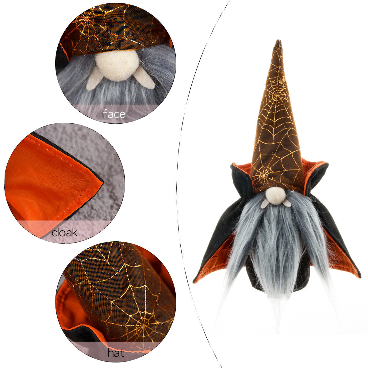 Cloak Halloween Gnome