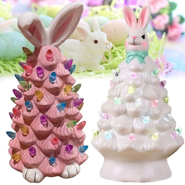 Last Day 75% Off 🐰Easter Pink Bunny Tree