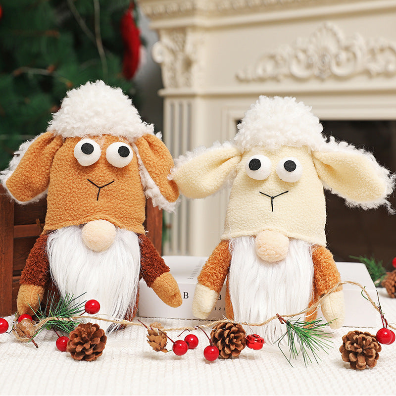 Farmhouse Sheep Gnome