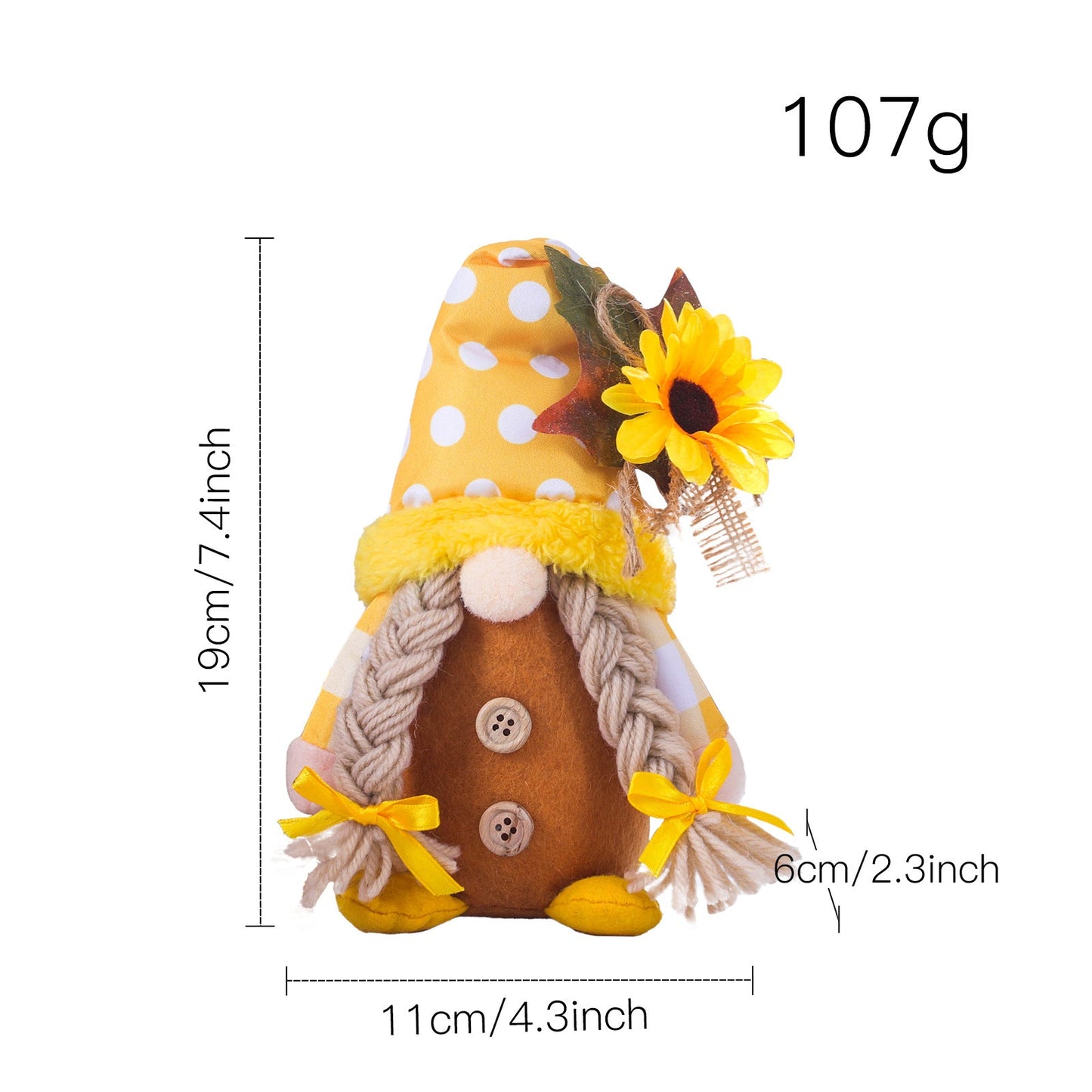 Sunflower Harvest Gnome