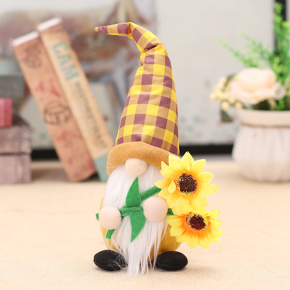 Farmhouse Sunflower Gnome