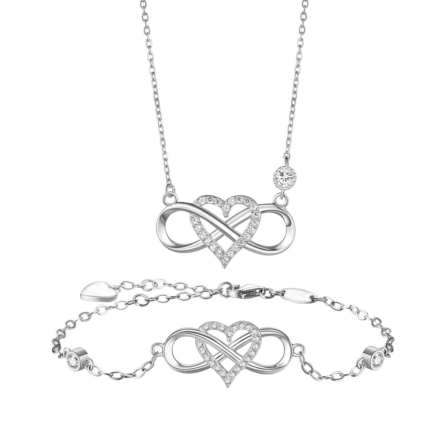 ''I Love You To Infinity And Beyond '' Infinity Love Necklace