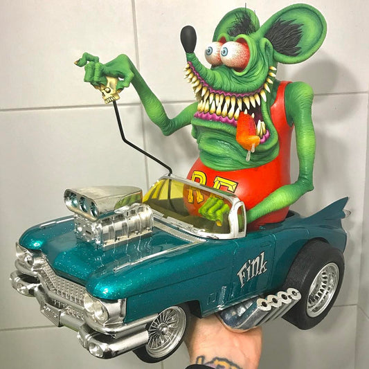 😈Rat Fink Collectible Model Toy -Spooky Halloween Decoration🔥【Buy 2 Free Shipping】