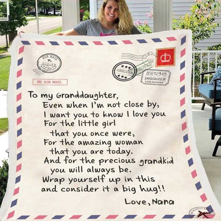 🎁Granddaughter's Gift -Letter Blanket (49% OFF TODAY)