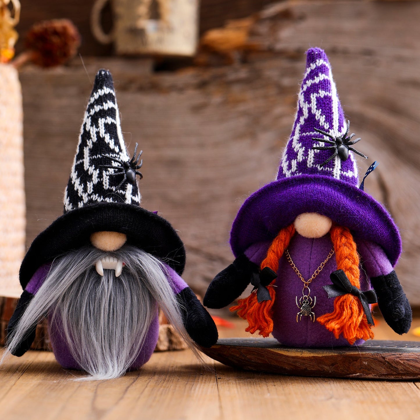 Purple Halloween Gnome