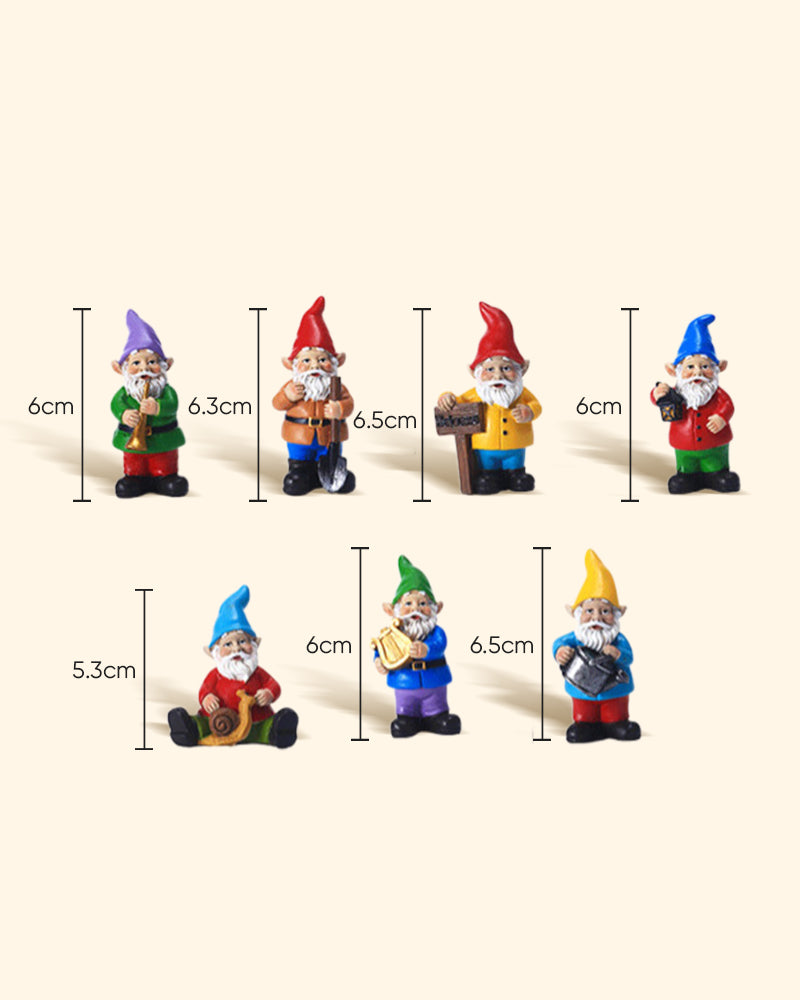 Seven Tiny Gnomes Christmas Gift Box(7 pcs)