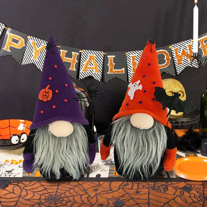 Hlloween Spider&Bat Gnome