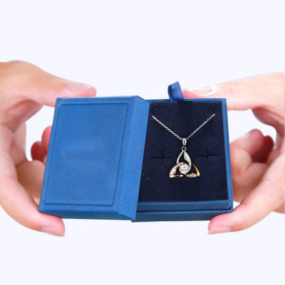 '' I Love You To Infinity And Beyond '' Celtic Love Necklace