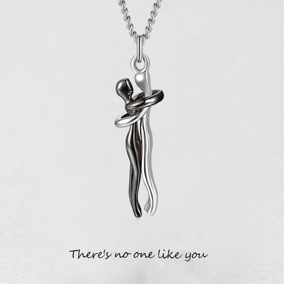 '' There's No One Like You '' Hug Necklace