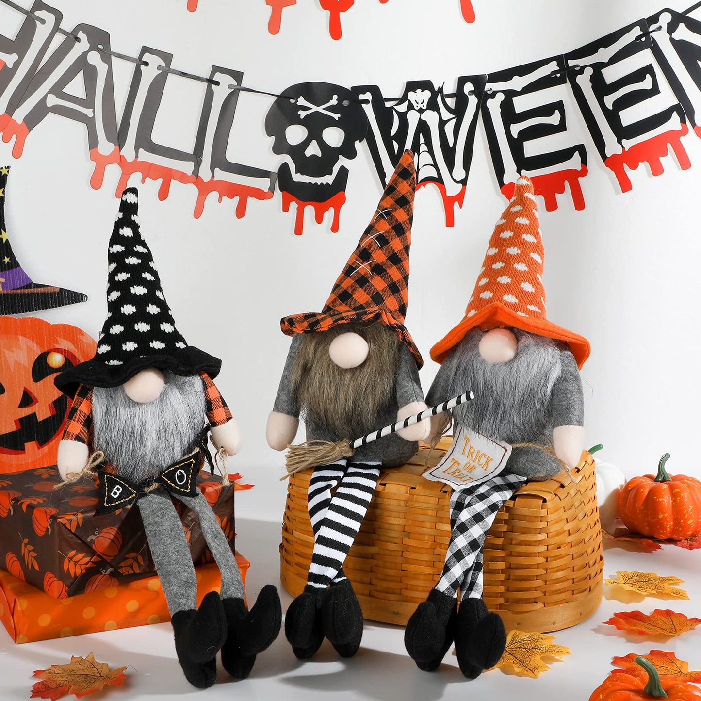 Halloween Long-Legged Gnome