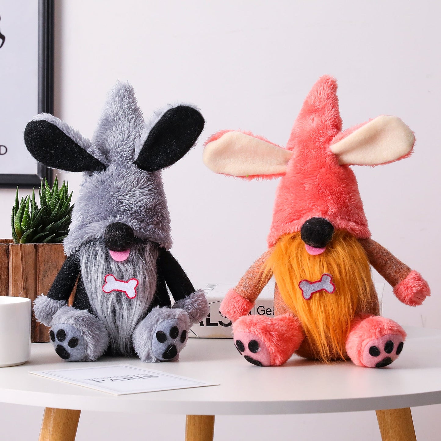 Cute Dog Bones Gnome