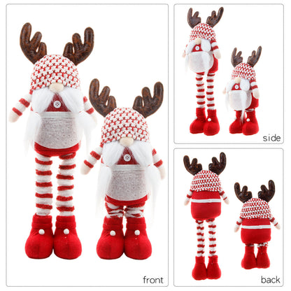 Retractable Spring Legs Reindeer Gnome