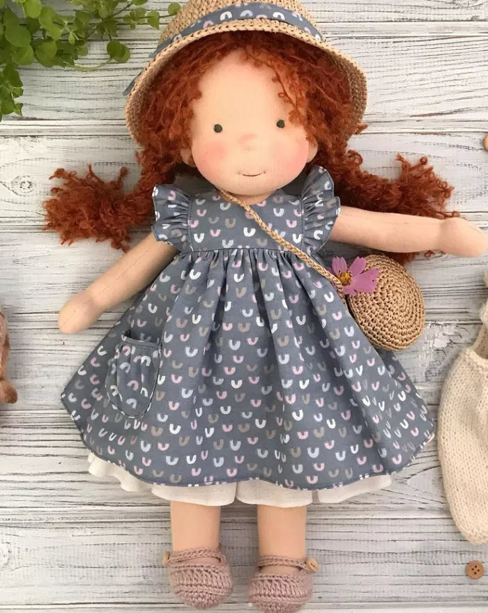 (New) Handmade Waldorf Doll - Nicole
