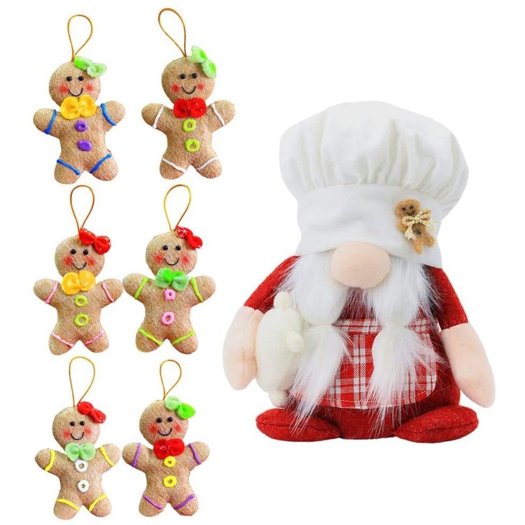 Gingerbread Man Chef Gnome