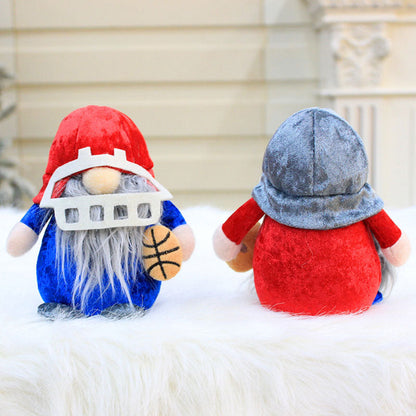 Round Rugby Cap Sport Gnome