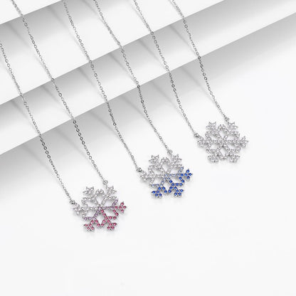 '' We are like a snowflake '' Snowflake Necklace