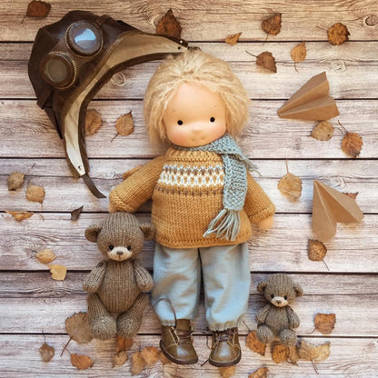 Handmade Knitted Doll - Cindy