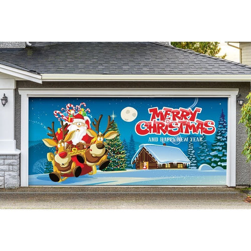 Santa's Take Off Garage Door