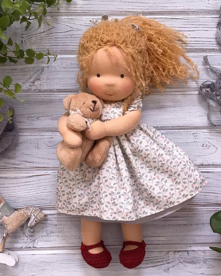 Handmade Knitted Doll - Katie