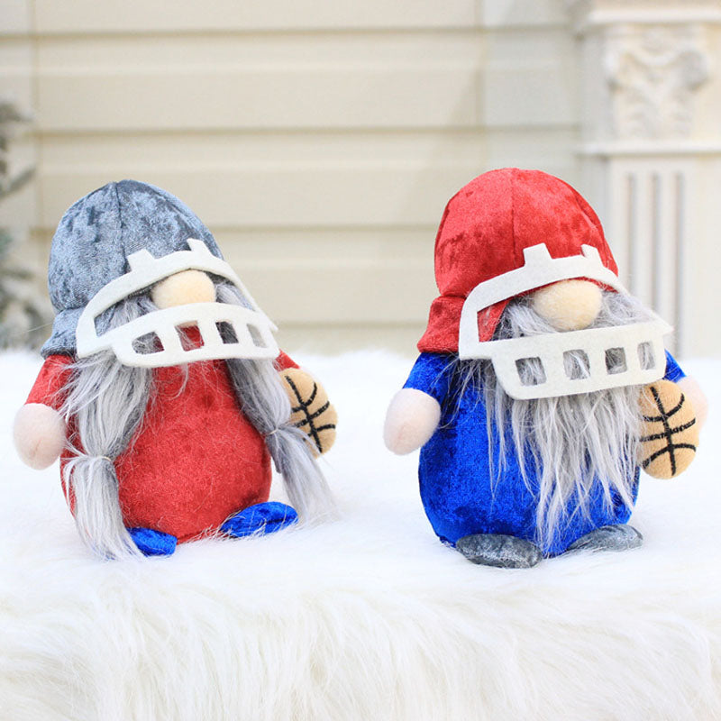 Round Rugby Cap Sport Gnome