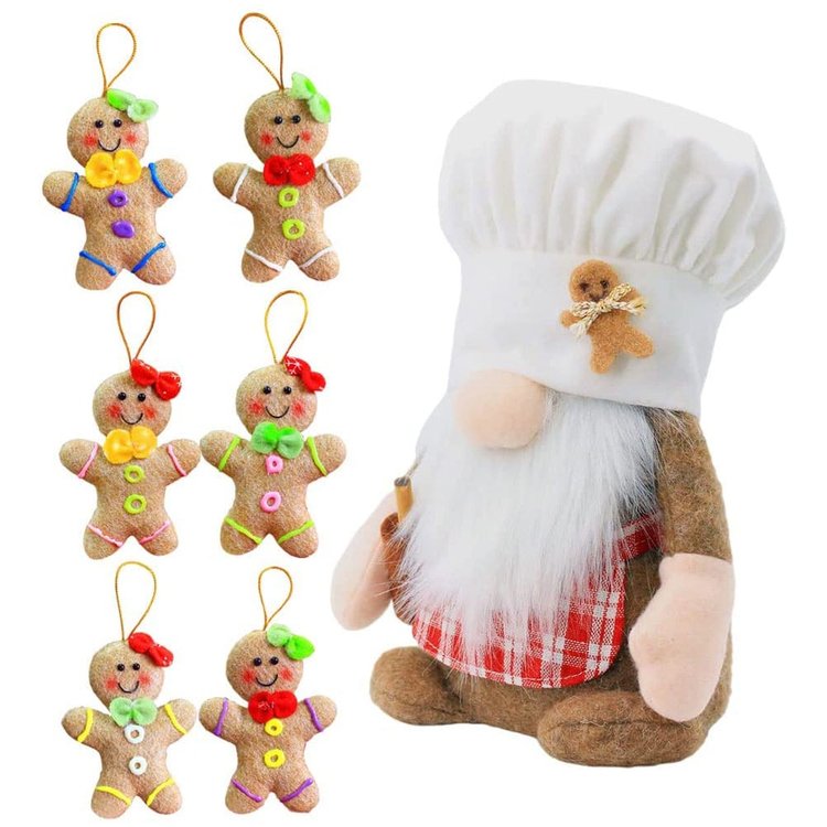 Gingerbread Man Chef Gnome