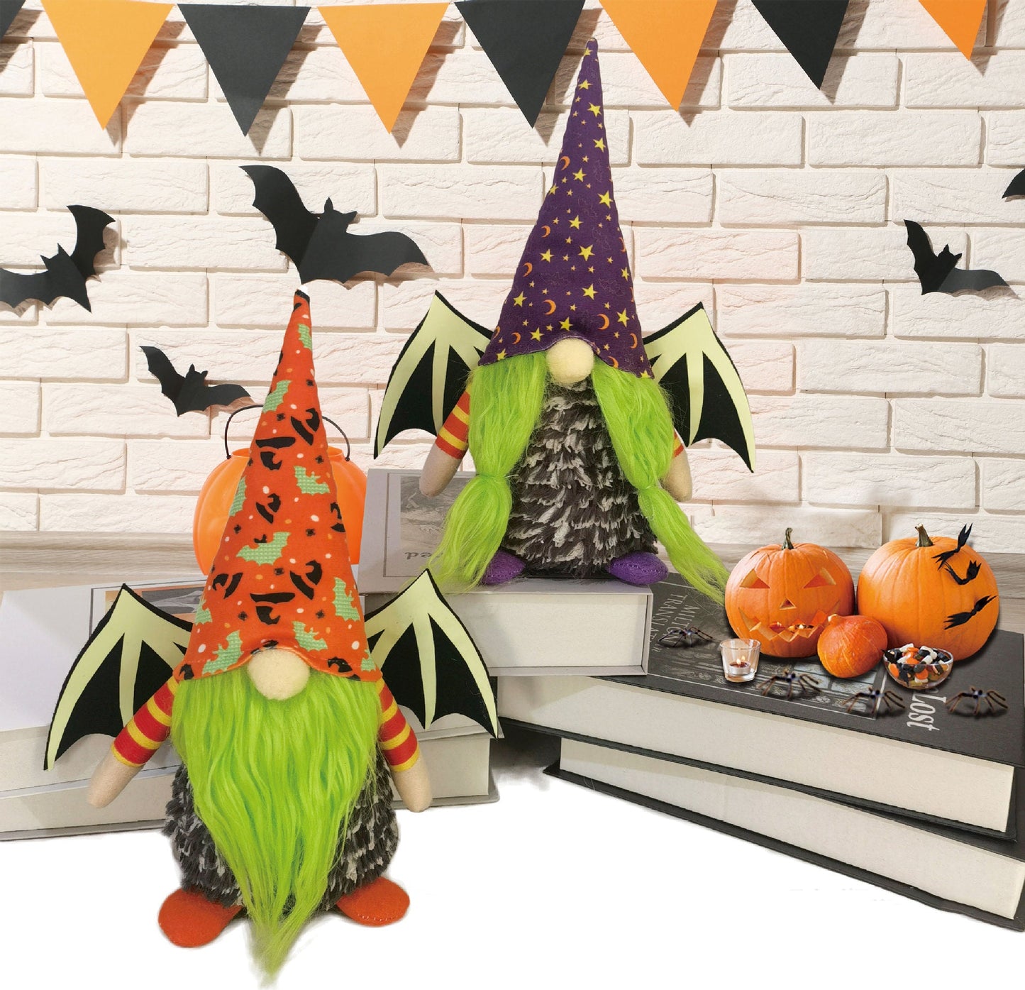 Halloween Luminous Bat Gnome