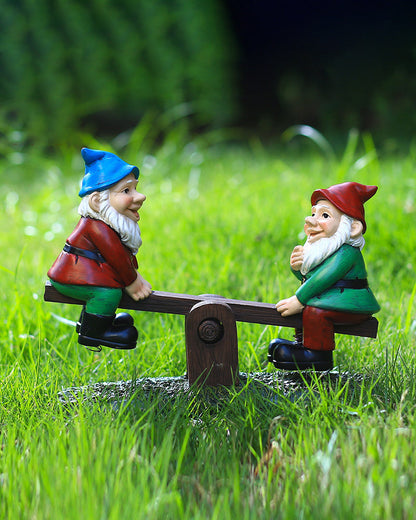 Seesaw Figurines Garden Gnomes