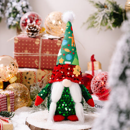 Gingerbread Man Sequin Gnome