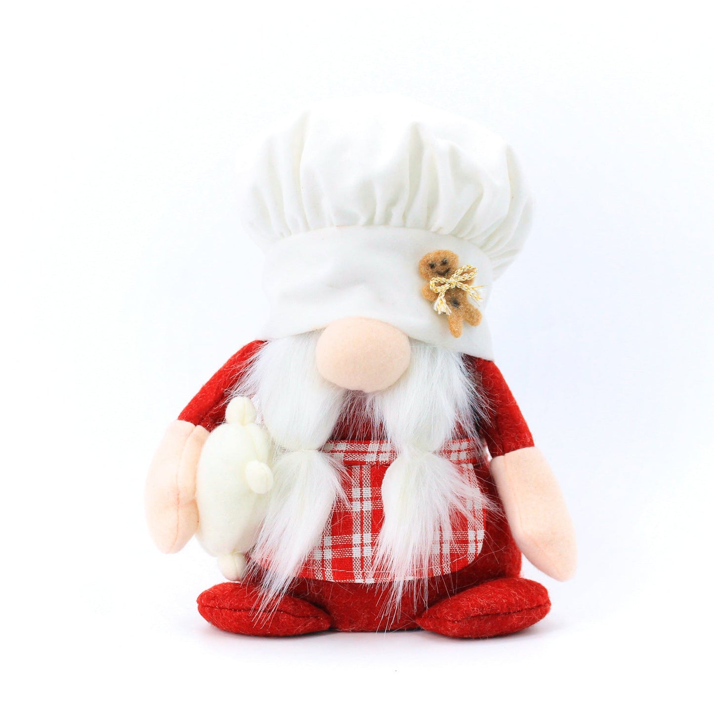 Gingerbread Man Chef Gnome