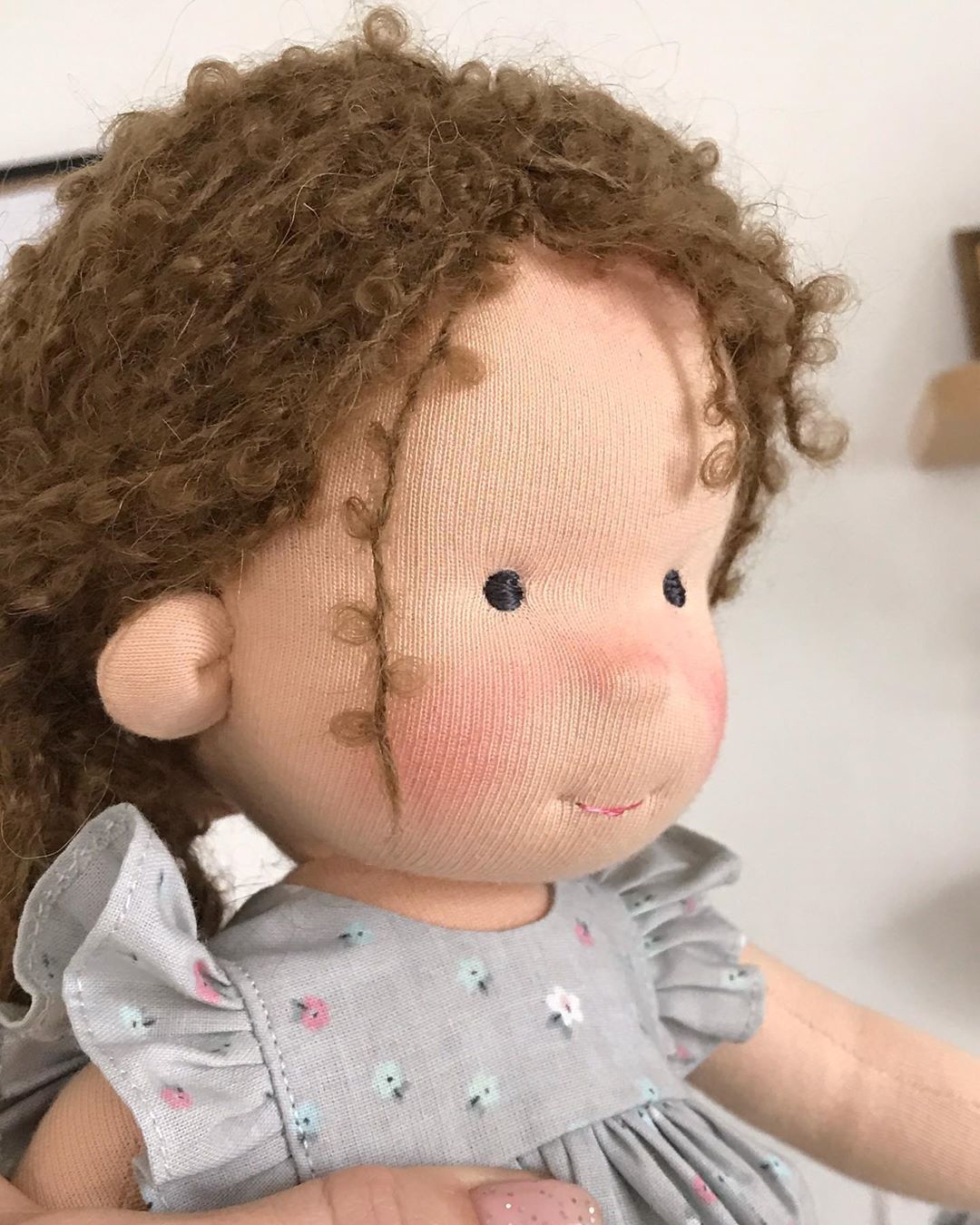 Handmade Knitted Doll - Carlin