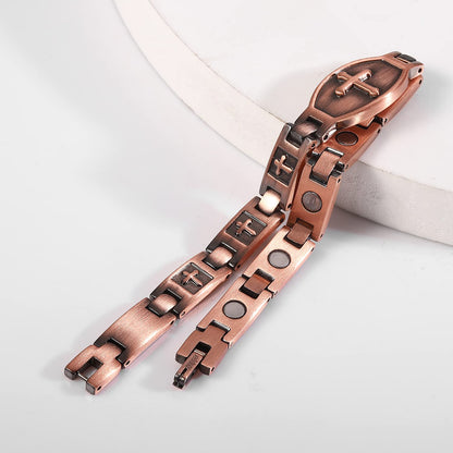 '' Walk with lord '' Cross Bracelet