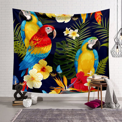 🎁Parrot Style Wall Hanging Blanket ( 49% OFF Today )