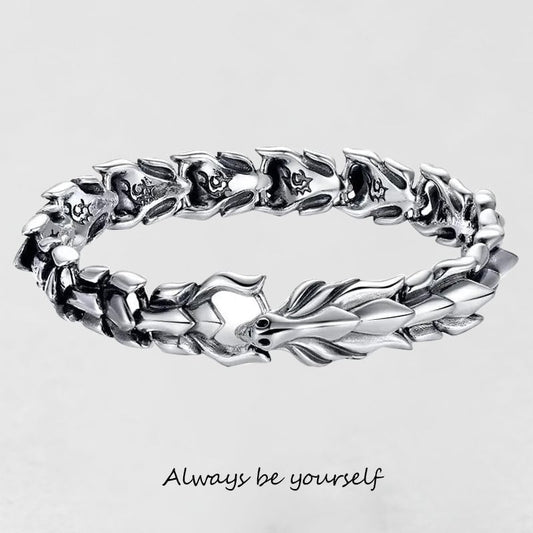 '' Always be yourself '' Dragon Bracelet