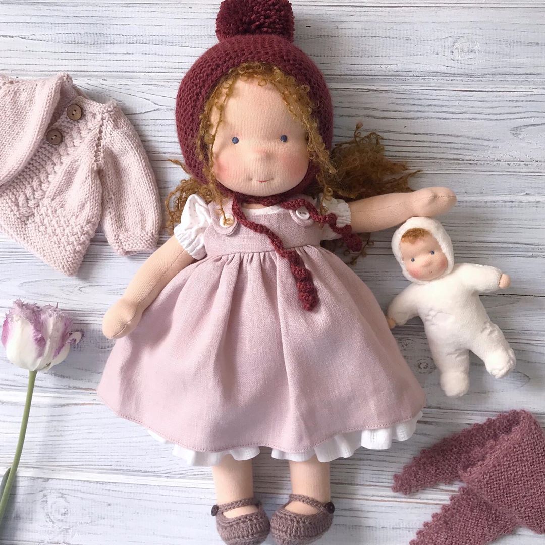 Handmade Knitted Doll - Gail