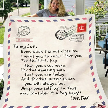 🎁Daughter's Gift - Letter Blanket Gift- Sweet Words To My Daughter (49% OFF TODAY)