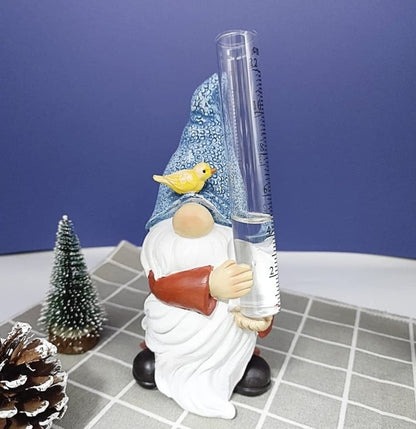 Garden Gnome Rain Gauge Sculpture