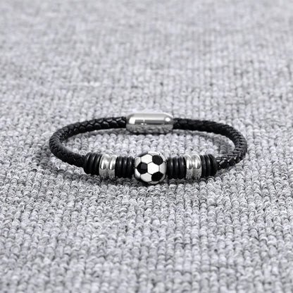 '' Find Your Path'' Football Bracelet