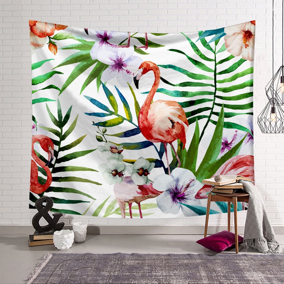 🎁Flamingo Style Wall Hanging Blanket ( 49% OFF Today )