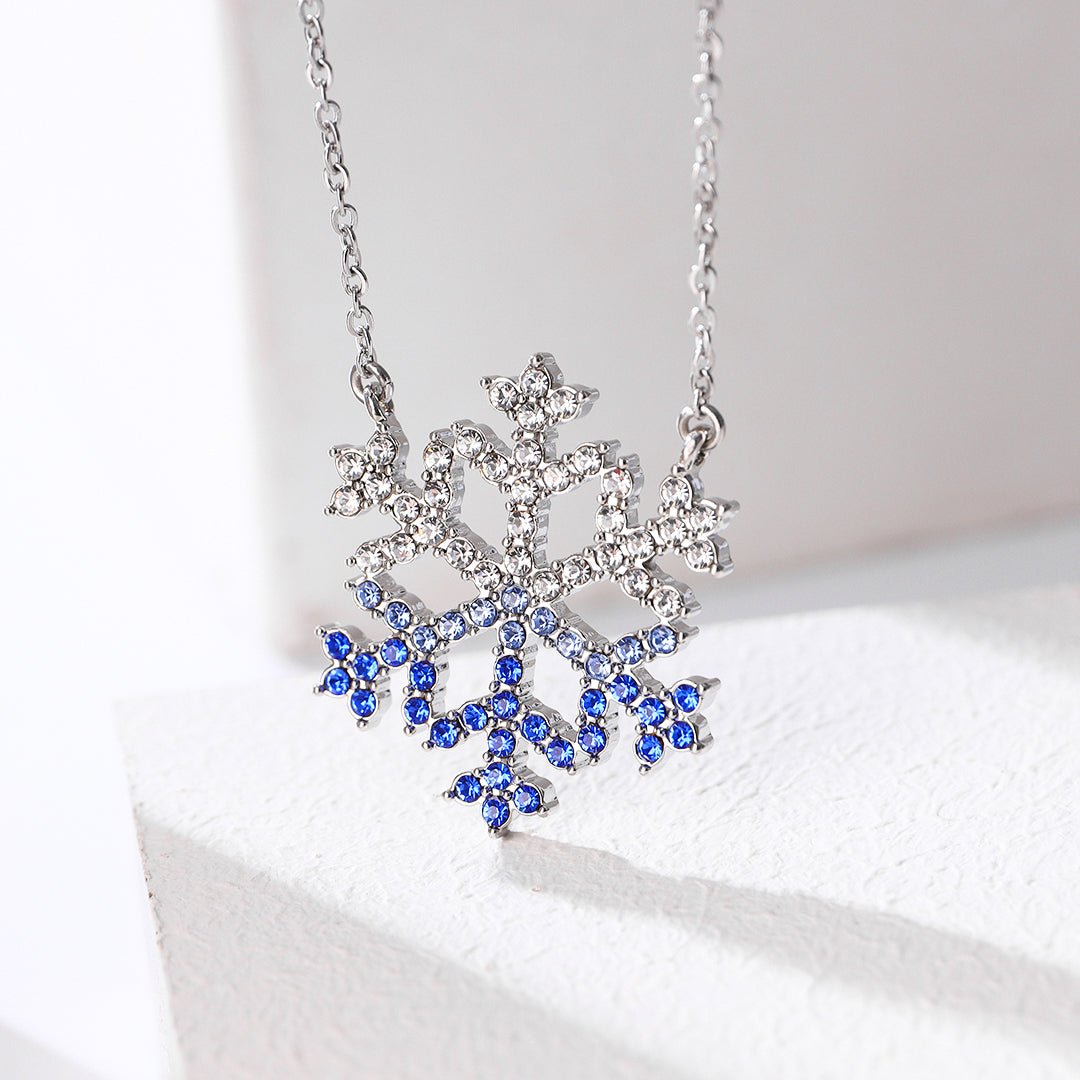 '' We are like a snowflake '' Snowflake Necklace