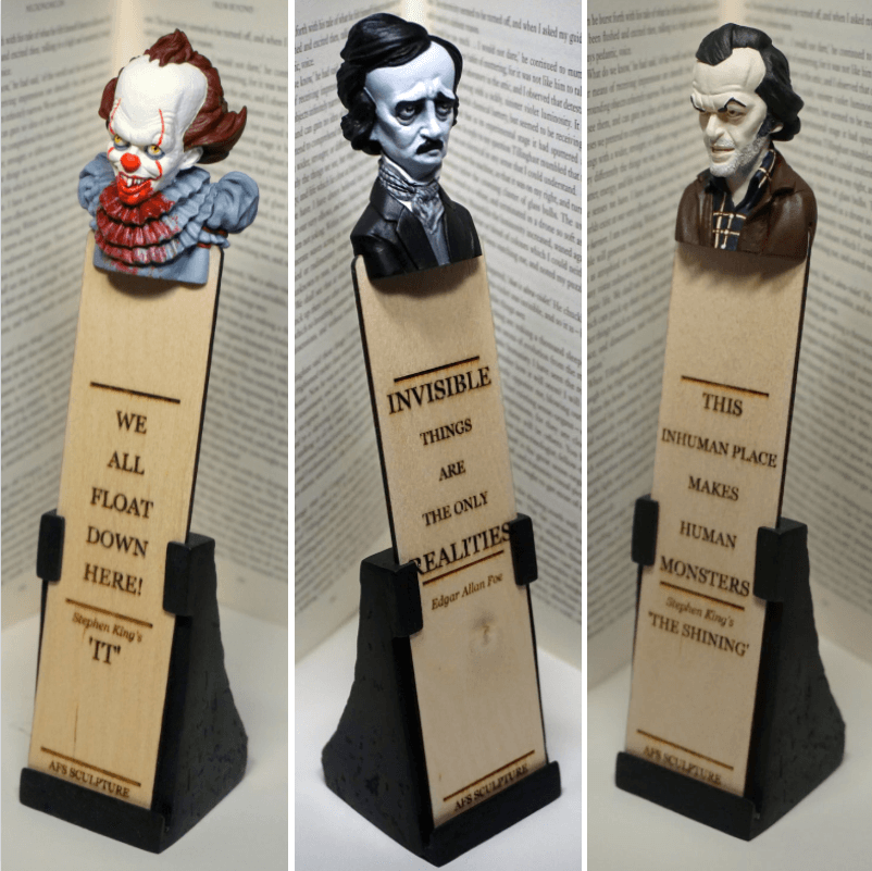 Horror bookmarks - the best gift for fans of horror novels