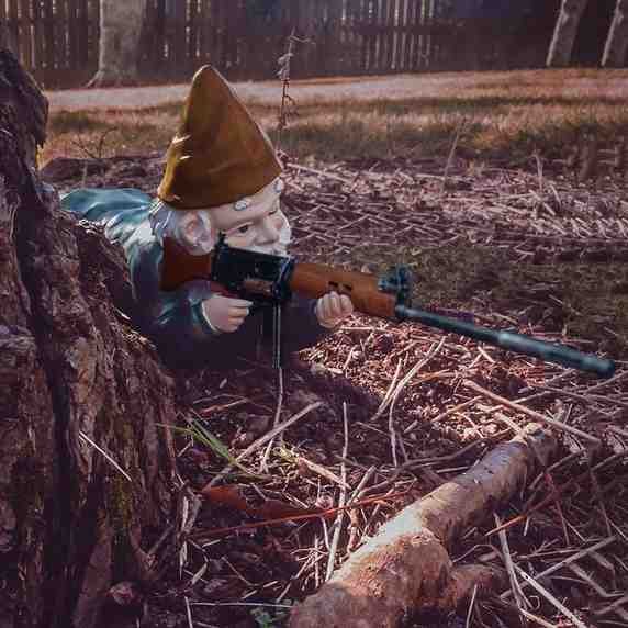 Amusing Army Gnome