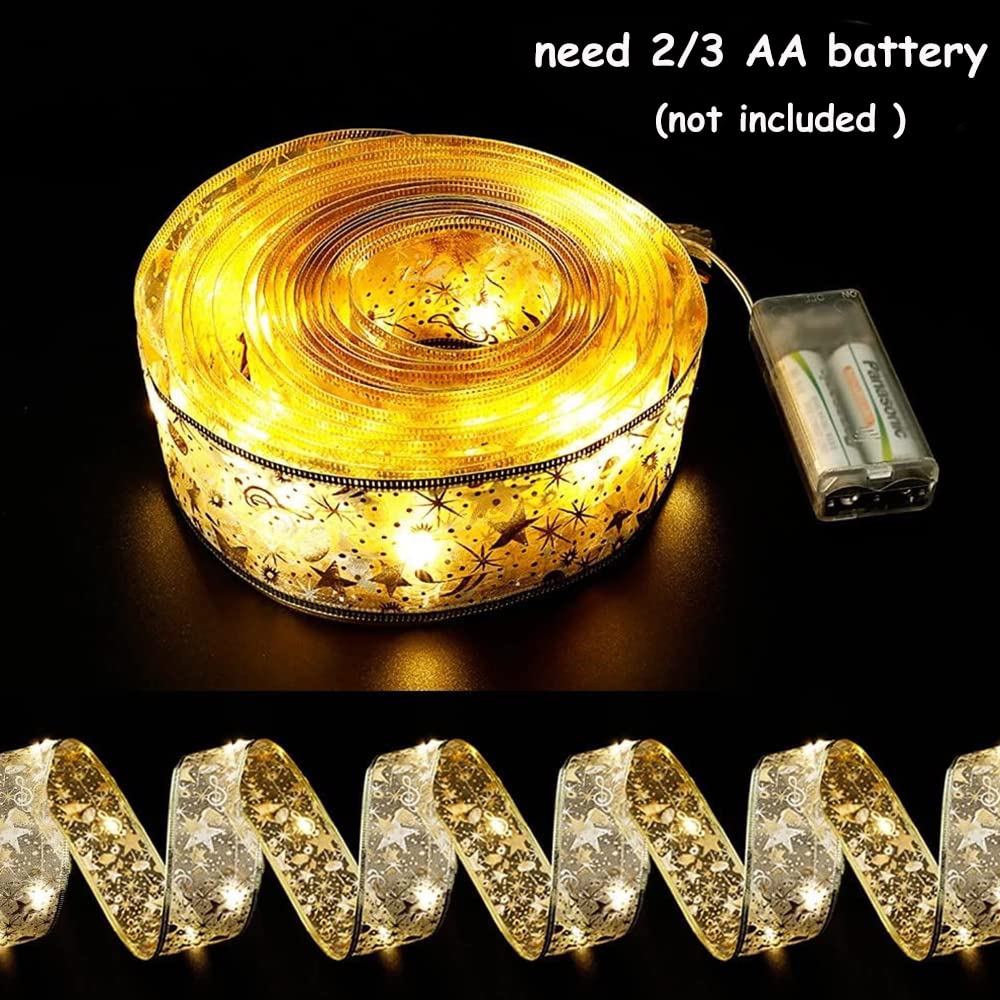 Clearance Sale💥Christmas Ribbon Fairy Lights